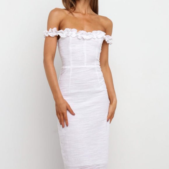 NWOT PETAL & PUP FLOREZ DRESS IN WHITE - Picture 2 of 9